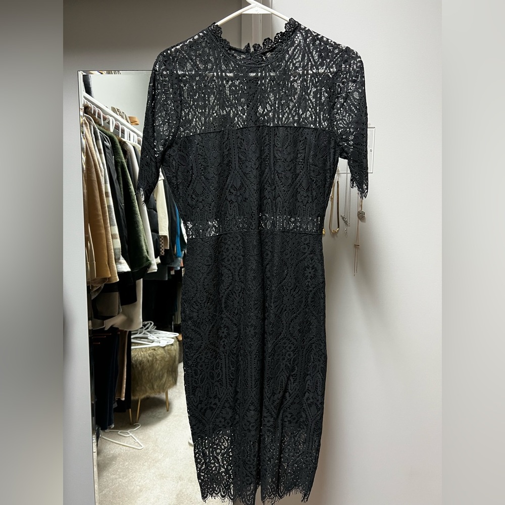 Lulus Black Lace Dress